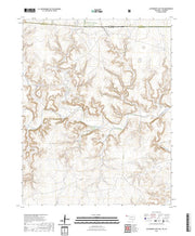 US Topo 7.5-minute map for Autograph Cliff NW OKCO