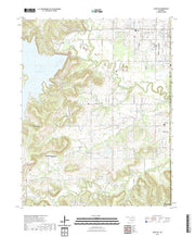 US Topo 7.5-minute map for Avant SE OK