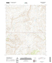 US Topo 7.5-minute map for Baconrind Creek OK