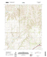 US Topo 7.5-minute map for Baker Lake OK