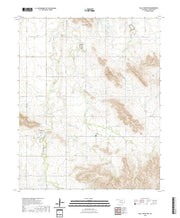 US Topo 7.5-minute map for Bally Mountain OK