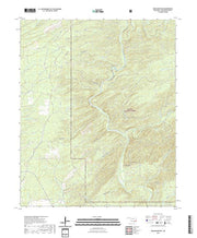 US Topo 7.5-minute map for Bear Mountain OK