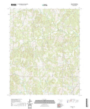 US Topo 7.5-minute map for Bellvue OK