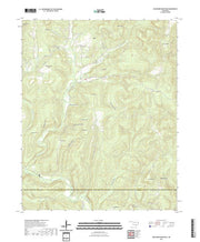 US Topo 7.5-minute map for Big Round Mountain OK