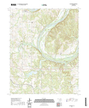 US Topo 7.5-minute map for Blackburn OK