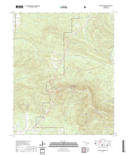 US Topo 7.5-minute map for Blackjack Ridge OK