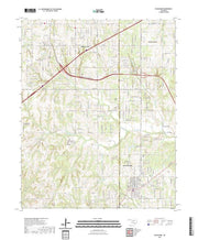 US Topo 7.5-minute map for Blanchard OK