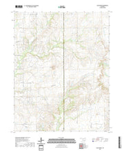 US Topo 7.5-minute map for Blue Mound OK