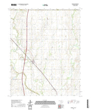 US Topo 7.5-minute map for Braman OKKS