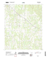 US Topo 7.5-minute map for Bruno OK