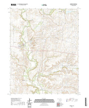 US Topo 7.5-minute map for Burbank OK