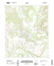 US Topo 7.5-minute map for Burneyville OKTX