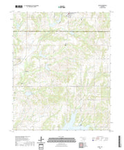 US Topo 7.5-minute map for Byars OK