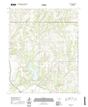 US Topo 7.5-minute map for Byars SW OK