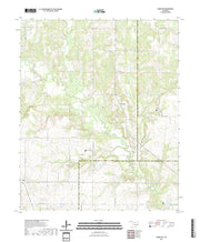 US Topo 7.5-minute map for Caddo NW OK