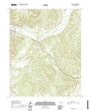 US Topo 7.5-minute map for Calvin East OK