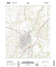 US Topo 7.5-minute map for Chickasha OK