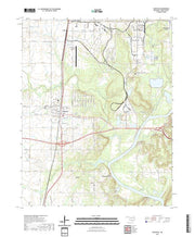 US Topo 7.5-minute map for Chouteau OK