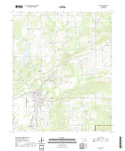 US Topo 7.5-minute map for Coalgate OK