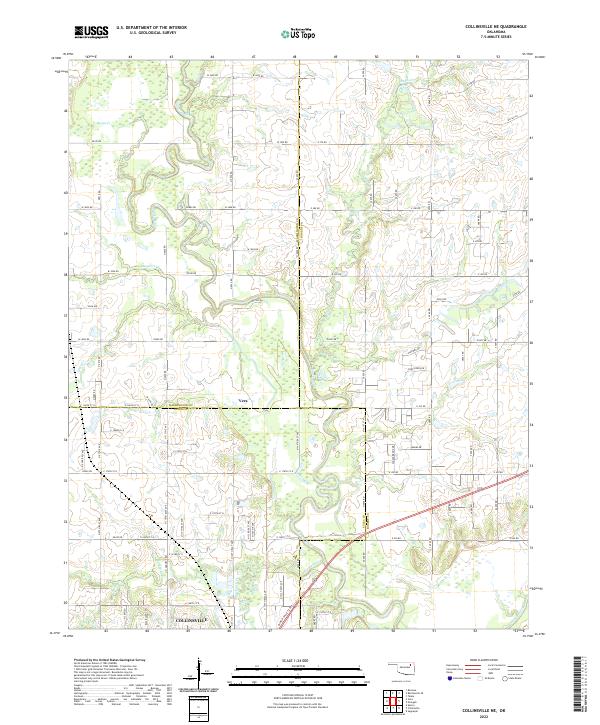 US Topo 7.5-minute map for Collinsville NE OK