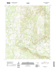 US Topo 7.5-minute map for Connerville NE OK