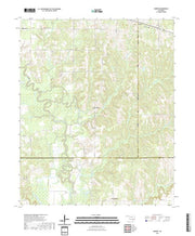 US Topo 7.5-minute map for Darwin OK