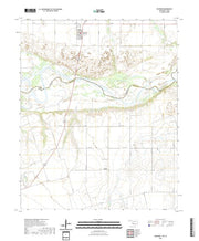 US Topo 7.5-minute map for Davidson OKTX