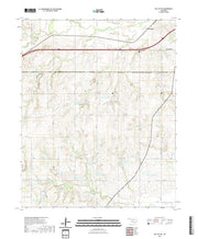 US Topo 7.5-minute map for Dill City NE OK