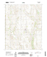 US Topo 7.5-minute map for Eakly OK