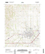 US Topo 7.5-minute map for Elk City OK