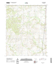 US Topo 7.5-minute map for Elliott OKKS