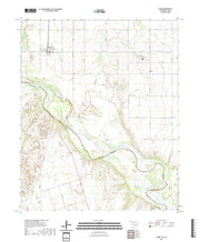 US Topo 7.5-minute map for Elmer OKTX