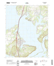 US Topo 7.5-minute map for Eufaula OK