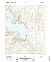 US Topo 7.5-minute map for Foss Dam OK