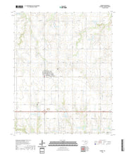 US Topo 7.5-minute map for Garber OK