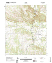 US Topo 7.5-minute map for Gene Autry OK