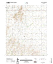 US Topo 7.5-minute map for Glass Mountains OK