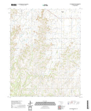 US Topo 7.5-minute map for Glass Mountains SW OK