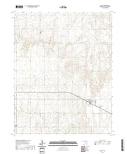 US Topo 7.5-minute map for Goltry OK