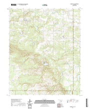 US Topo 7.5-minute map for Harden City OK