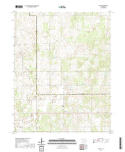 US Topo 7.5-minute map for Harmon OK