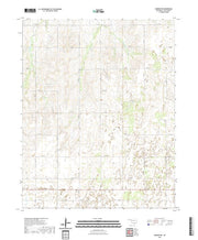 US Topo 7.5-minute map for Harmon NW OK