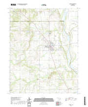 US Topo 7.5-minute map for Haskell OK