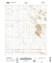 US Topo 7.5-minute map for Headrick OK