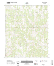 US Topo 7.5-minute map for Healdton SW OK