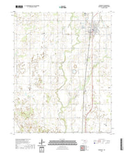 US Topo 7.5-minute map for Hennessey OK