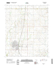 US Topo 7.5-minute map for Hobart OK