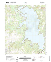 US Topo 7.5-minute map for Hugo Dam OK