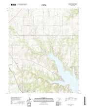 US Topo 7.5-minute map for Kingston North OK