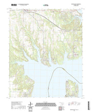 US Topo 7.5-minute map for Kingston South OKTX